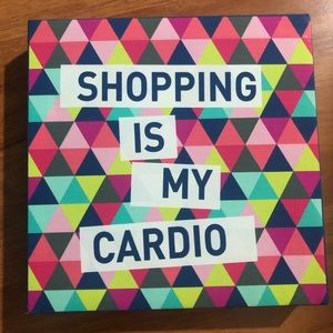 Shopping Is My Cardio Canvas Print